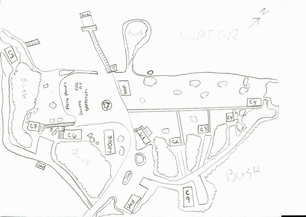 housekeeping cabin map