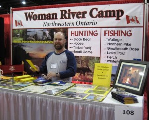 Woman River Camp booth at the All Canada Show