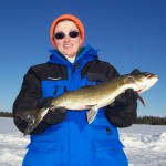 Ice trout fishing