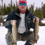 Ice trout fishing