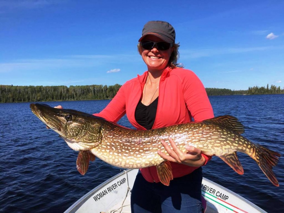 fishing at woman river camp