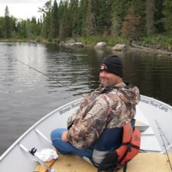 fishing at woman river camp