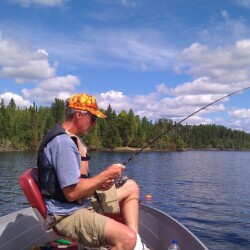 fishing at woman river camp