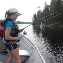 fishing at woman river camp