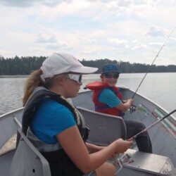 fishing at woman river camp