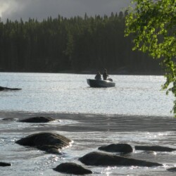 fishing at woman river camp