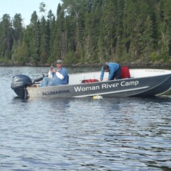 fishing at woman river camp