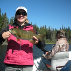 fishing at woman river camp