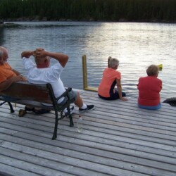 fishing at woman river camp