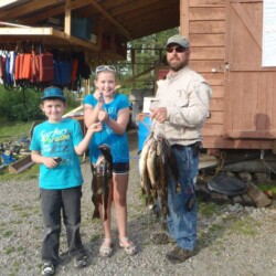 fishing at woman river camp