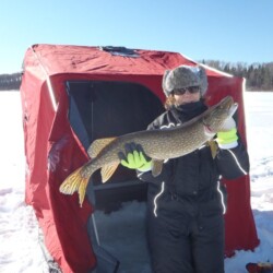 ice fishing