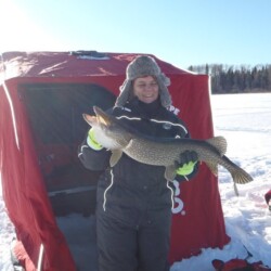 ice fishing