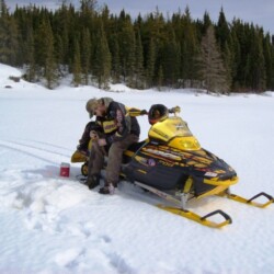 ice fishing