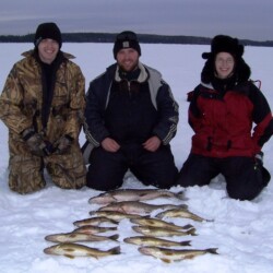 ice fishing