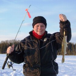 ice fishing