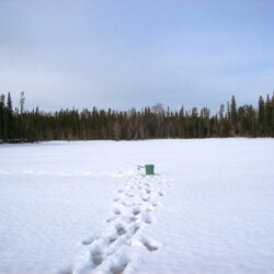 ice fishing