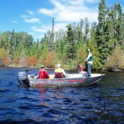 fishing at woman river camp