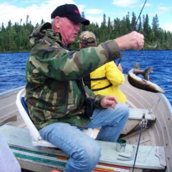 fishing at woman river camp