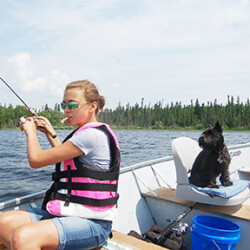 fishing at woman river camp