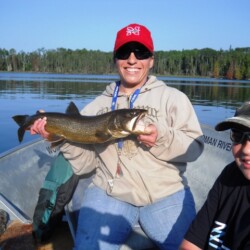 fishing at woman river camp