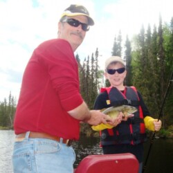 fishing at woman river camp