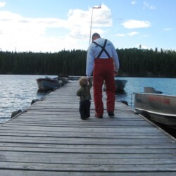 fishing at woman river camp