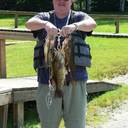 fishing at woman river camp