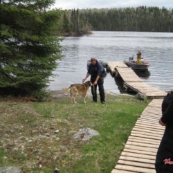 fishing at woman river camp