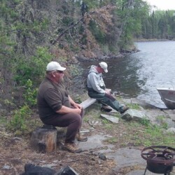 fishing at woman river camp