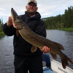 fishing at woman river camp