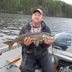 fishing at woman river camp