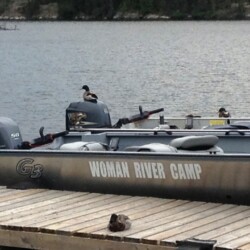 fishing at woman river camp