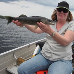 fishing at woman river camp