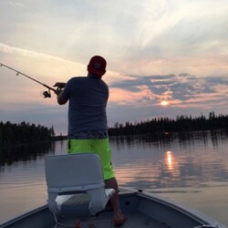 fishing at woman river camp