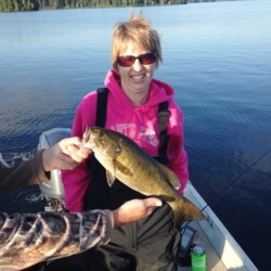 fishing at woman river camp
