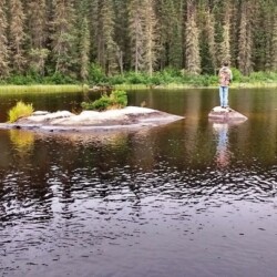 fishing at woman river camp