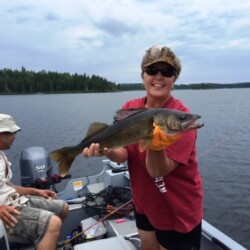 fishing at woman river camp
