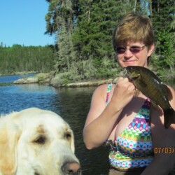 fishing at woman river camp