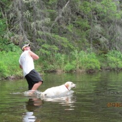 fishing at woman river camp