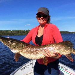 fishing at woman river camp