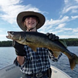 fishing at woman river camp