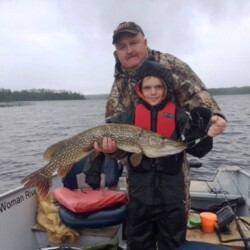 fishing at woman river camp