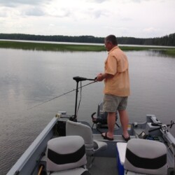 fishing at woman river camp