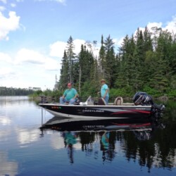 fishing at woman river camp