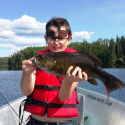 fishing at woman river camp