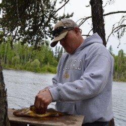 fishing at woman river camp