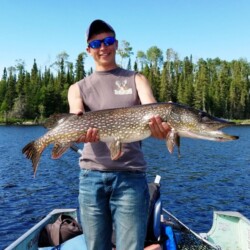 fishing at woman river camp