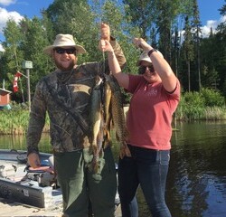 fishing at woman river camp