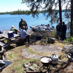 fishing at woman river camp