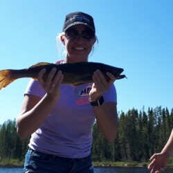 fishing at woman river camp